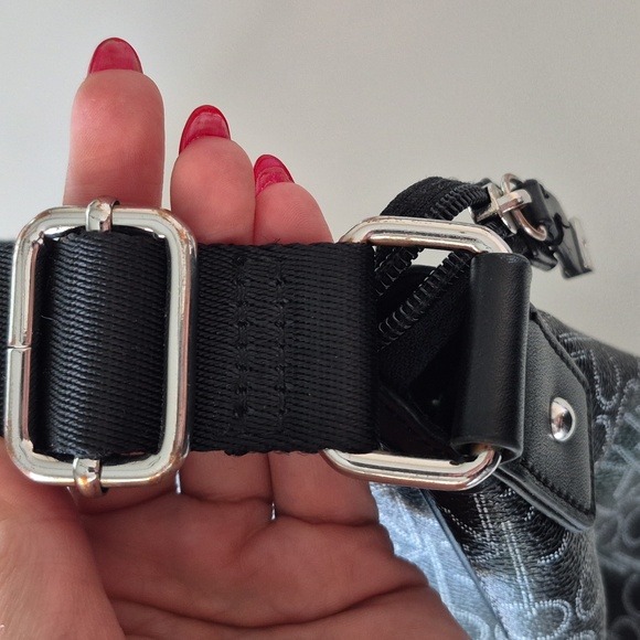 Calvin Klein Monogram Black Crossbody Bag - Picture 11 of 14